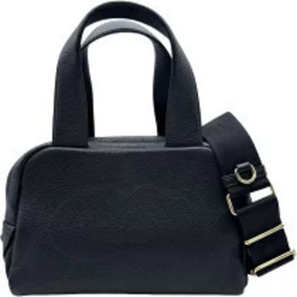 Prada Vitello Daino Soft Black Leather Handbag